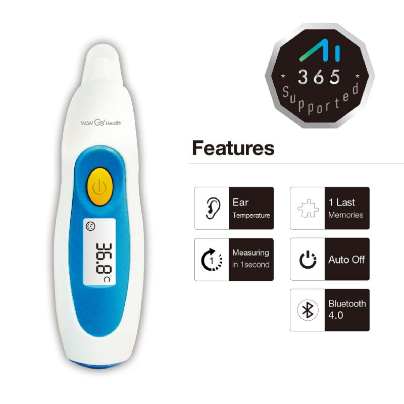 IR Ear Thermometer with Bluetooth_GSH-BTS301